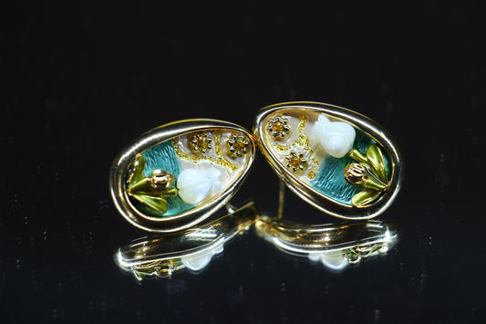 Italian Art Collection Earring – A Fusion of Heritage and Elegance 88038